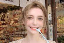 德韩混血美女模特Chloe照片 爆红网络被誉为人间仙女!-沐风文化